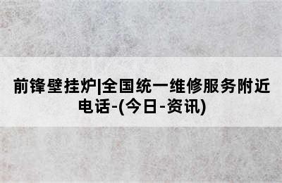 前锋壁挂炉|全国统一维修服务附近电话-(今日-资讯)